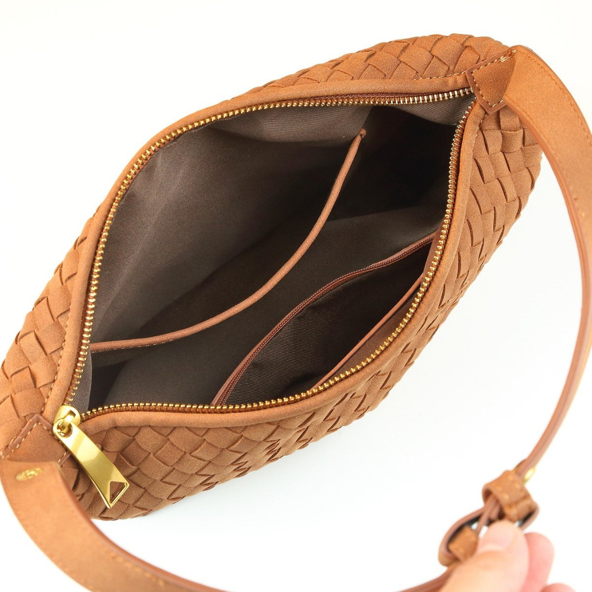 Woven Mini Square Bag for Women Solid Color Fall Winter Shoulder Crossbody Handbag, Minimalist Textured Purse with Stylish Everyday Appeal