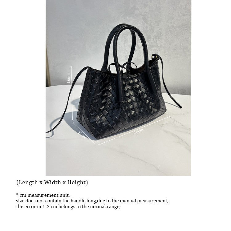 Genuine Leather Shoulder Crossbody Bag for Women, New Simple Fashionable Commute Purse, Versatile Everyday Work Bag for Ladies