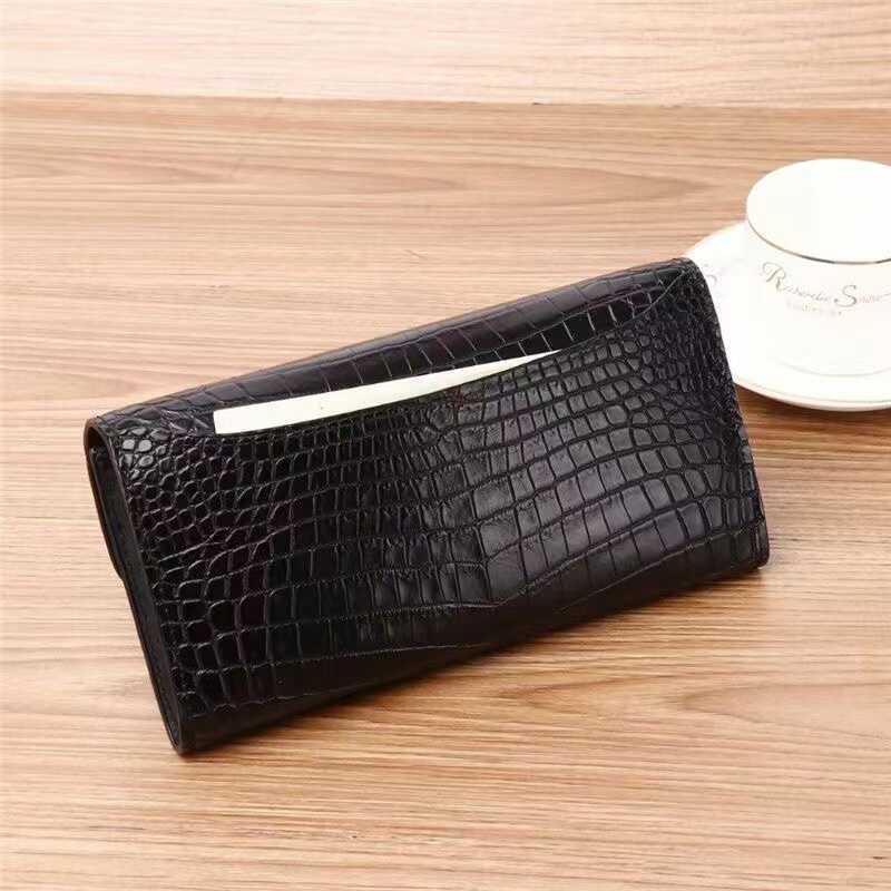New Arrival Croc-Effect Wristlet Clutch for Women, A Trendy Multi-Functional Wallet with Card Holder & Ins-Style Design, Perfect Everyday Purse