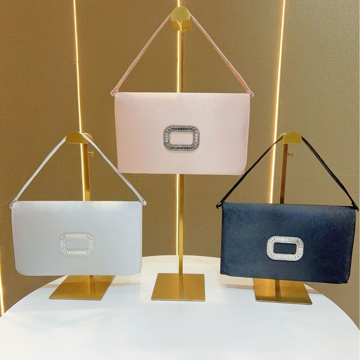 Women's Premium Chanel-Style Evening Bag, Large Capacity Top-Handle Crossbody Shoulder Handbag for Summer, Glamorous Purse