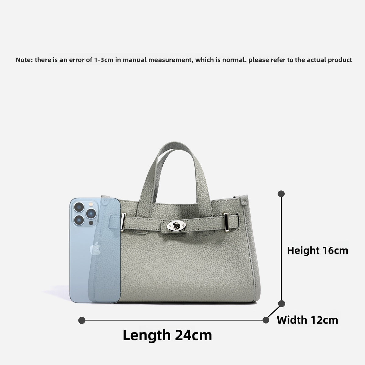 Chic Designer-Inspired Tote Bag for Women, Premium Fall/Winter Top-Handle Handbag with Classic Turn-Lock Silhouette, Versatile Shoulder Crossbody Purse for Everyday Elegance