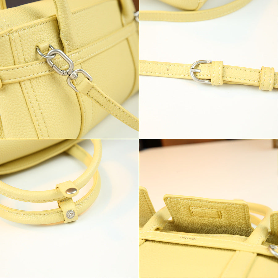 Candy Color Square Crossbody Bag for Women Pastel Spring Mini Top Handle Purse, Light Luxury Versatile Shoulder Handbag with Designer Feel