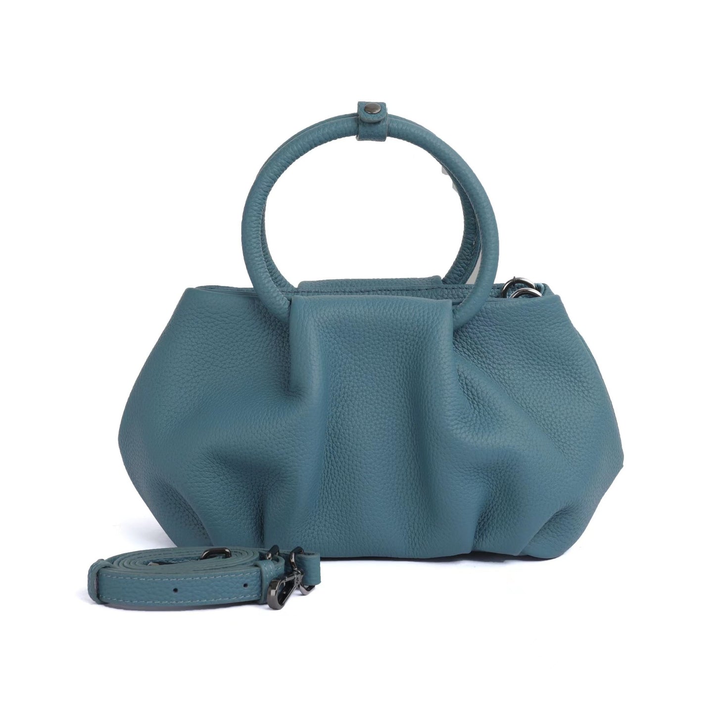 Genuine Leather Niche Designer Pleated Cloud Bag for Women, New Arrival Large Capacity Stylish Handbag, Trendy Casual Shoulder Purse for Ladies