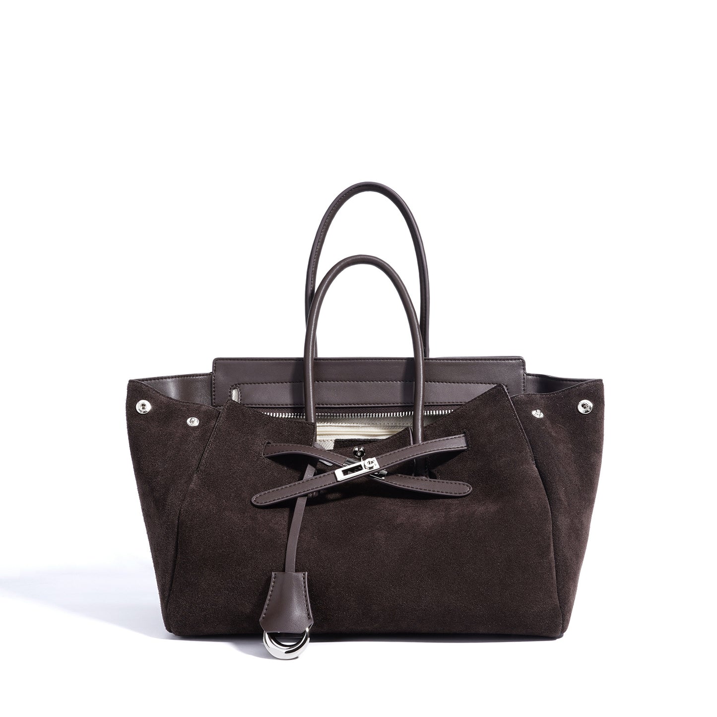 Vintage Versatile Genuine Leather Large Capacity Handbag, Niche Designer Commute Shoulder Crossbody Top Handle Purse for Women