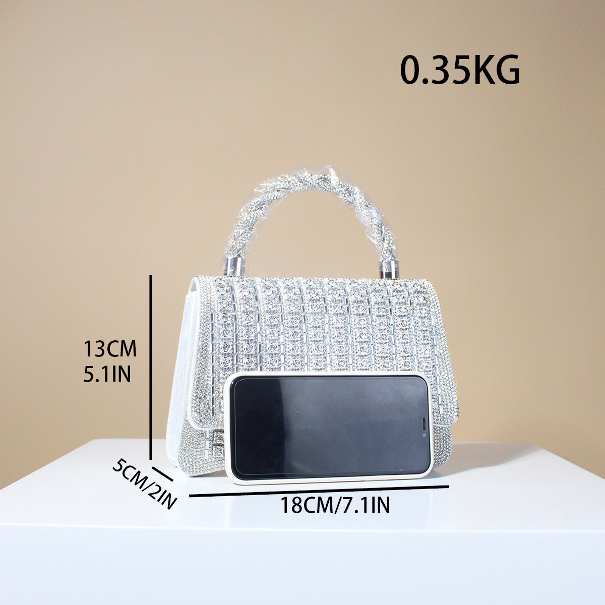 Women's Evening Bag Elegant Clutch Purse, Stylish Formal Dress Handbag with Flap, Sophisticated Shoulder Bag for Party & Wedding