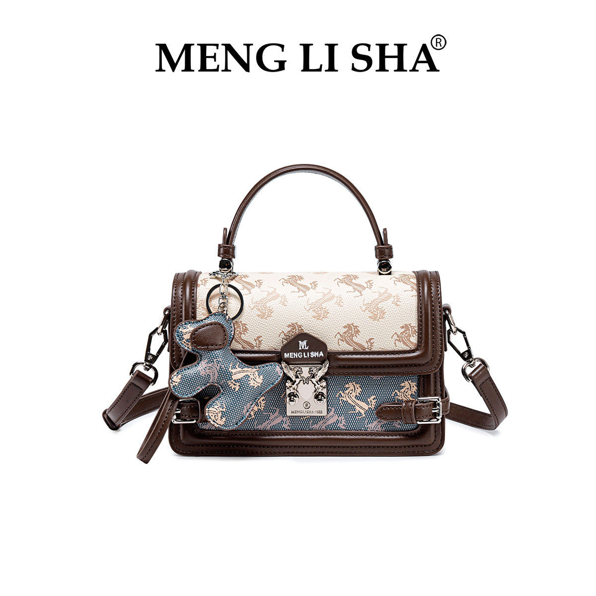 Niche Vintage Embroidered Small Square Bag, Premium Commute Shoulder Crossbody Top Handle Purse, Trendy Versatile Handbag for Women