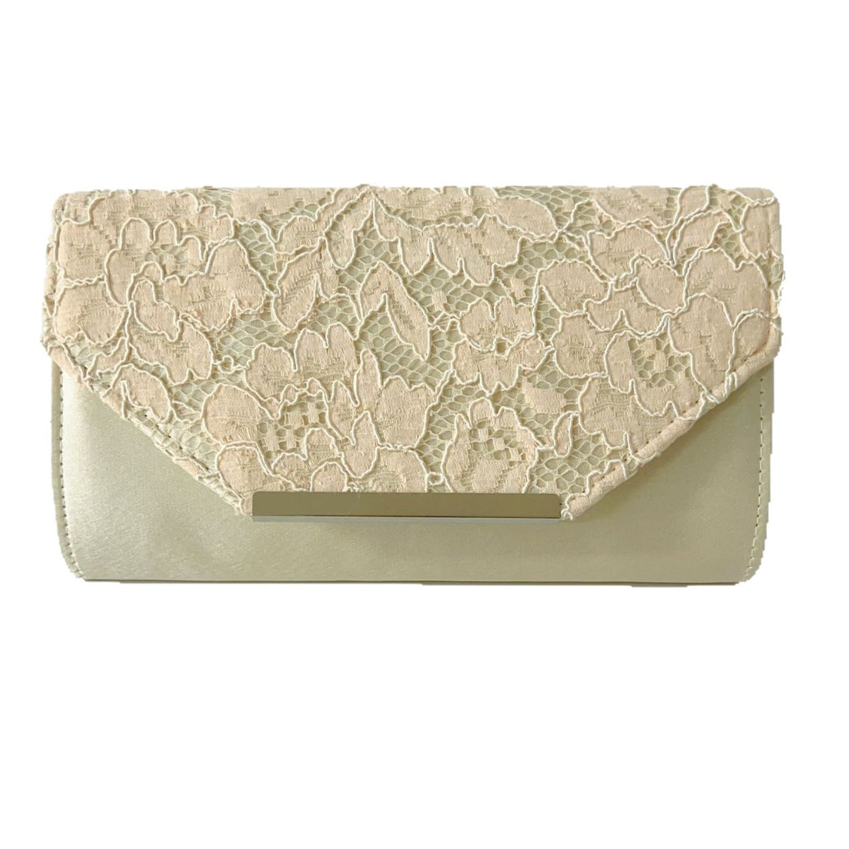 Elegant Vintage Lace Envelope Clutch for Women, A Versatile Chain Crossbody Small Bag with Romantic Lace Trim Detail, Perfect for Evening Parties & Formal Gowns
