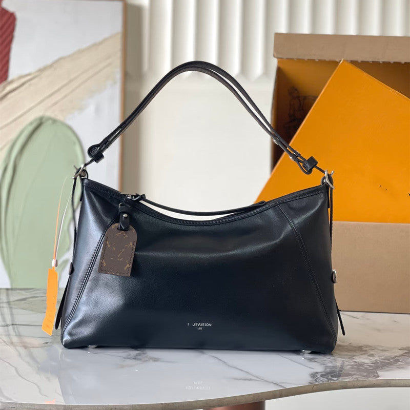 Genuine Leather Tricolor Tote Bag for Women Horizontal White Shoulder Crossbody Purse, Large Capacity Fashion Handbag with Versatile Design