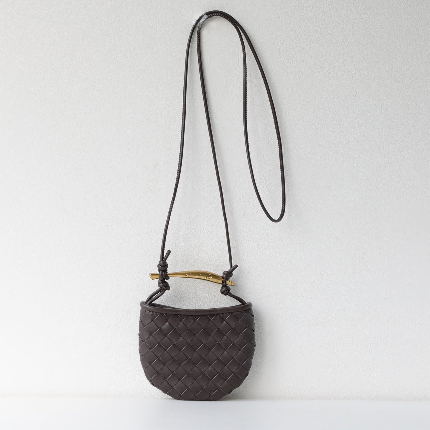 Handwoven Sardine Mini Lipstick Bag for Women Shoulder Handbag, Niche Fashion Purse with Unique Sculptural Design