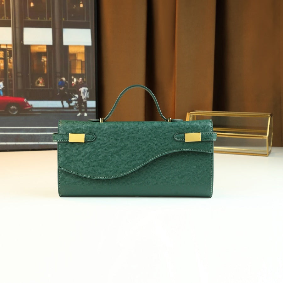 Minimalist Square Bag for Women Niche Designer Shoulder Crossbody Purse, Versatile Commuter Handbag with Clean Modern Silhouette