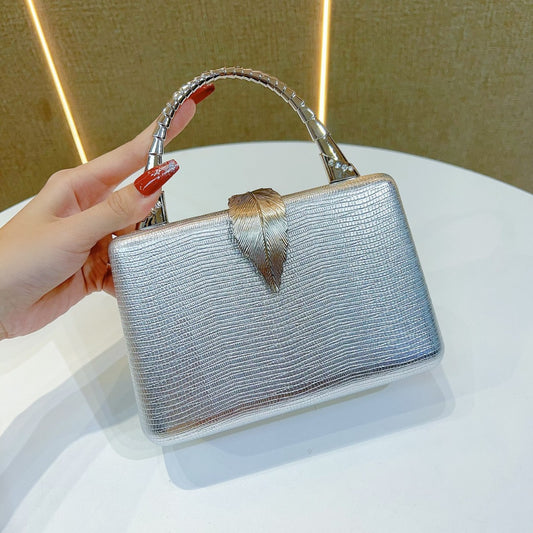 Elegant Premium Evening Clutch for Women, A Glamorous Top-Handle Crossbody Shoulder Handbag with Sophisticated Design, Perfect for Parties Banquets Formal Gowns & Special Occasions