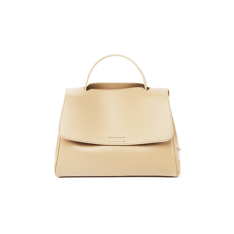 New Premium Cowhide Large Capacity Tote Bag, Versatile Shoulder Crossbody Top Handle Purse, Fashionable Handbag for Women