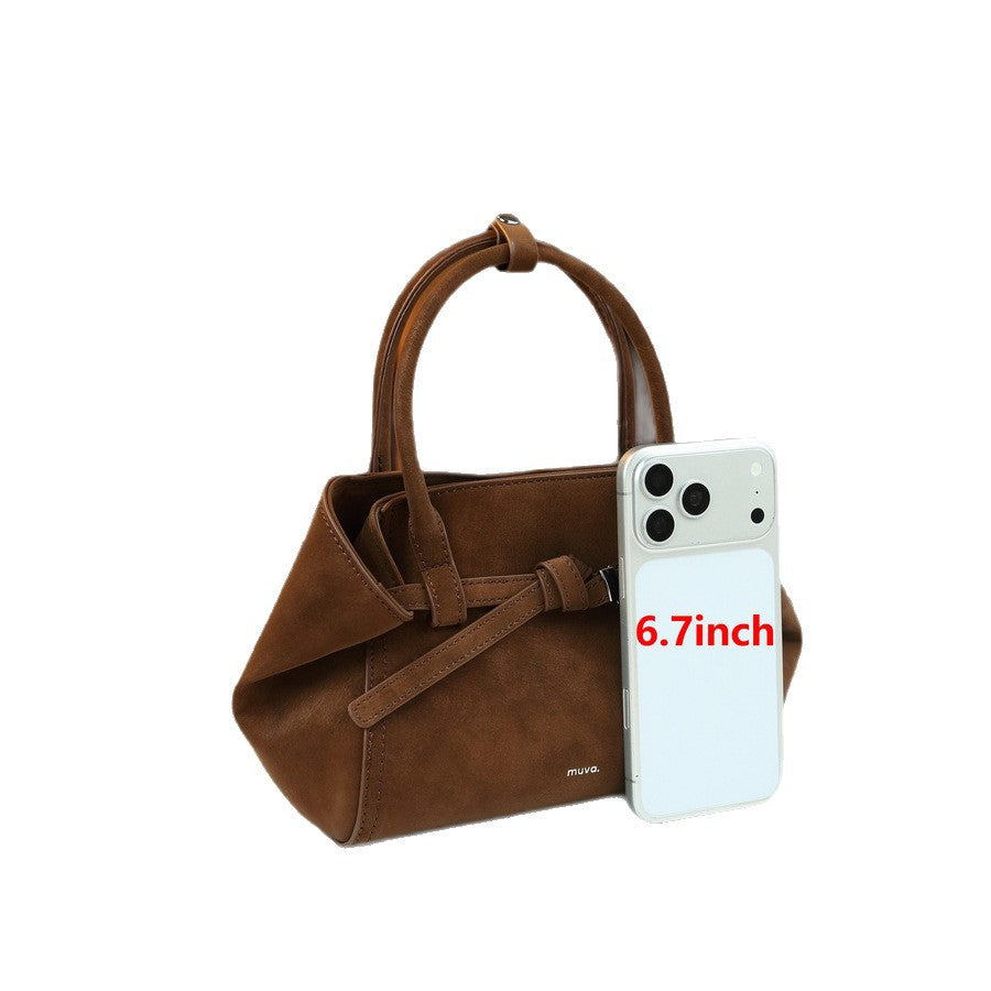 Vintage Small Tote Bag for Women Spring Summer Shoulder Crossbody Handbag, Creative Premium Design with Versatile Korean Style