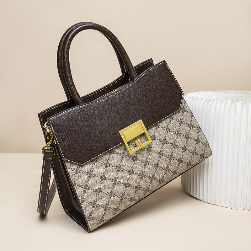 Women's Top-Handle Cross-Body Shoulder Bag, High-End Fashionable Handbag with Premium Quality, Trendy Versatile Purse for Work, Commute & Daily Use, This Year's Must-Have Accessory