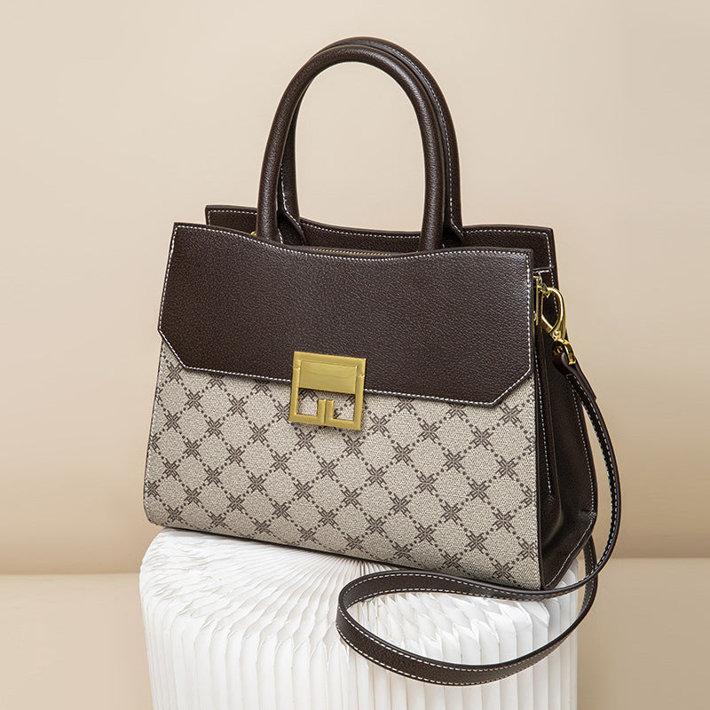 Women's Top-Handle Cross-Body Shoulder Bag, High-End Fashionable Handbag with Premium Quality, Trendy Versatile Purse for Work, Commute & Daily Use, This Year's Must-Have Accessory