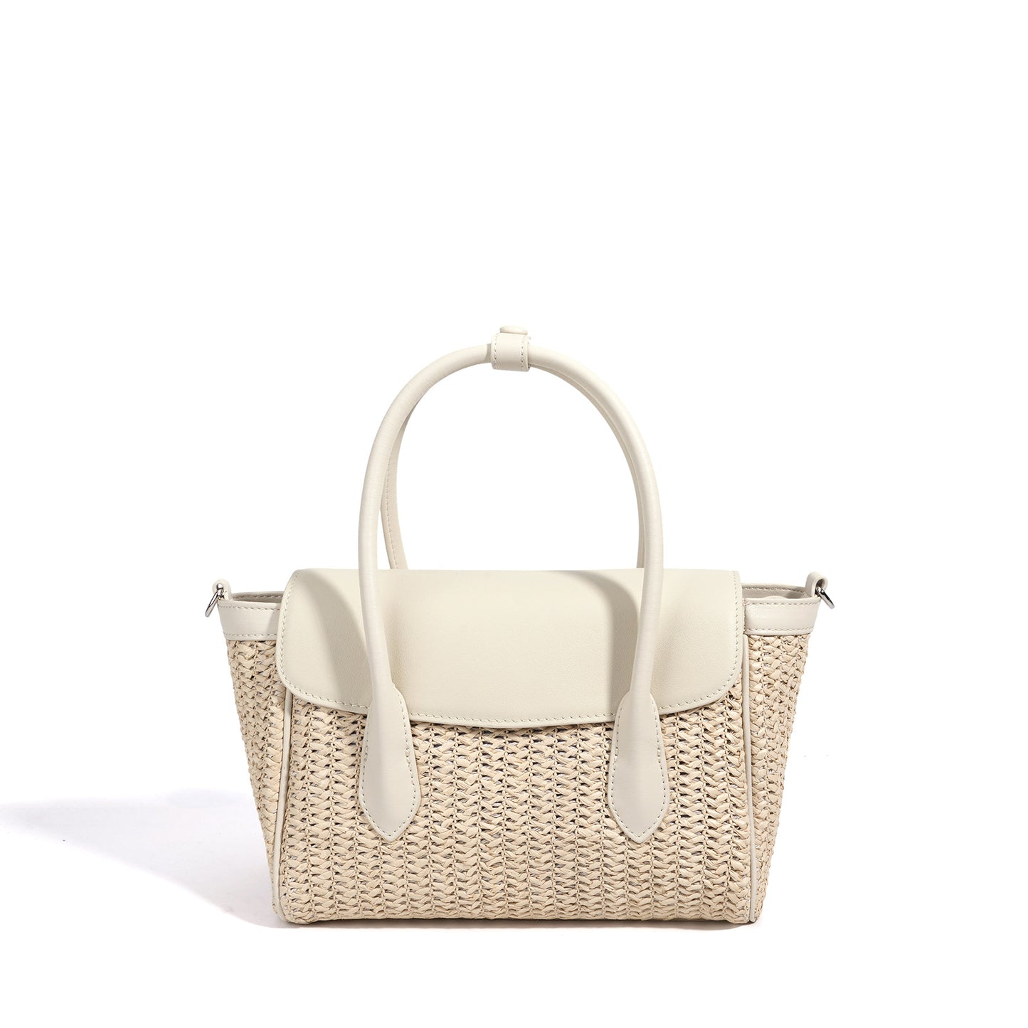New Spring Summer Light Luxury Woven Cowhide Bag, Niche Designer Minimalist Crossbody Shoulder Top Handle Purse, Premium Handbag for Women