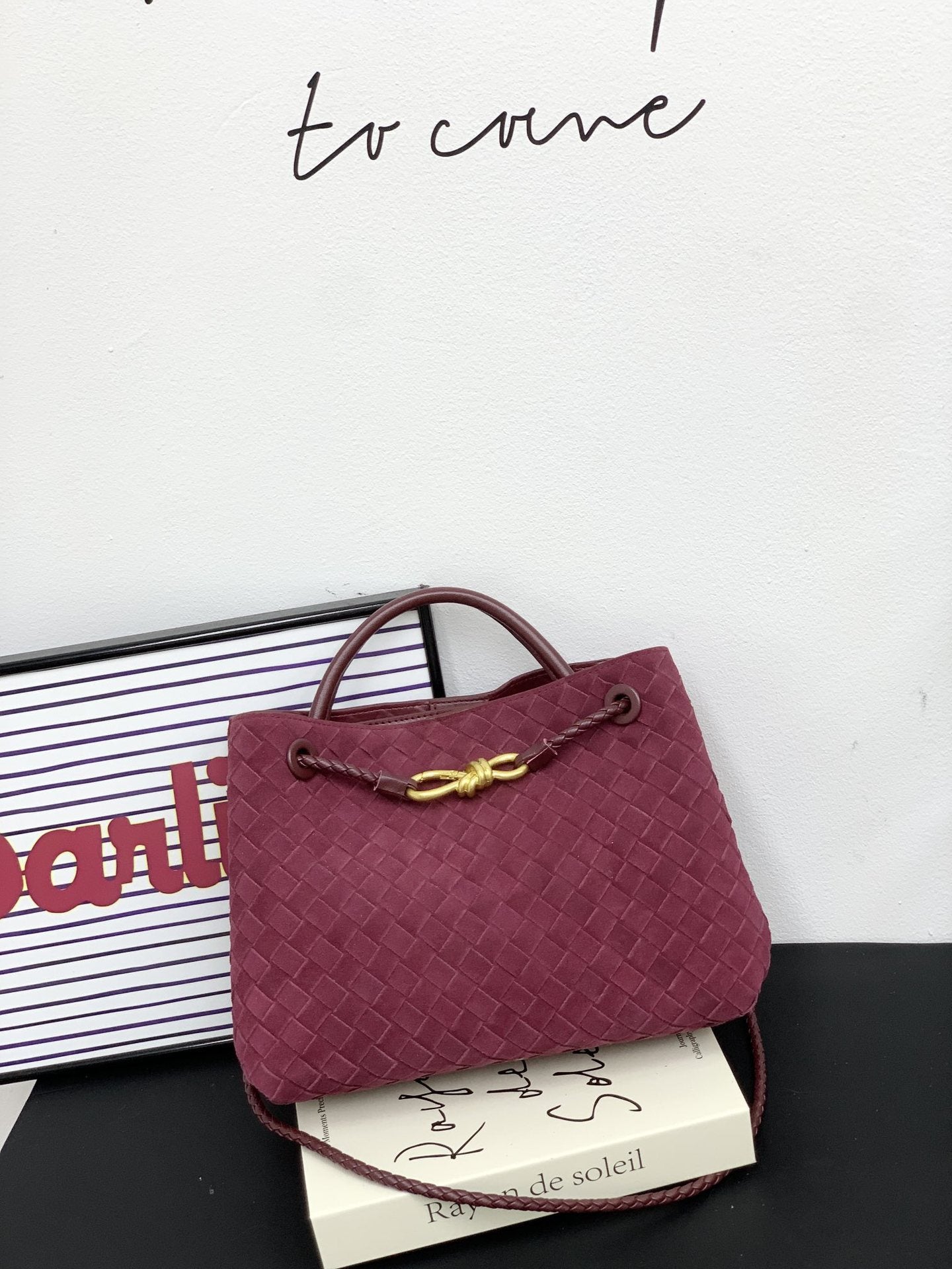 Genuine Leather Metal Bow Casual Handbag for Women, New Fashionable Top Handle Shoulder Crossbody Purse, Simple Chic Everyday Bag for Ladies