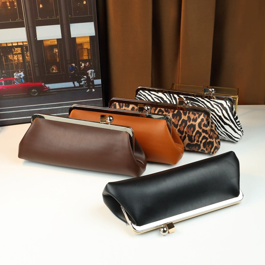 Round Ball Metal Clip Baguette Bag for Women Large Capacity Evening Shoulder Handbag, Premium Statement Purse with Unique Hardware Design