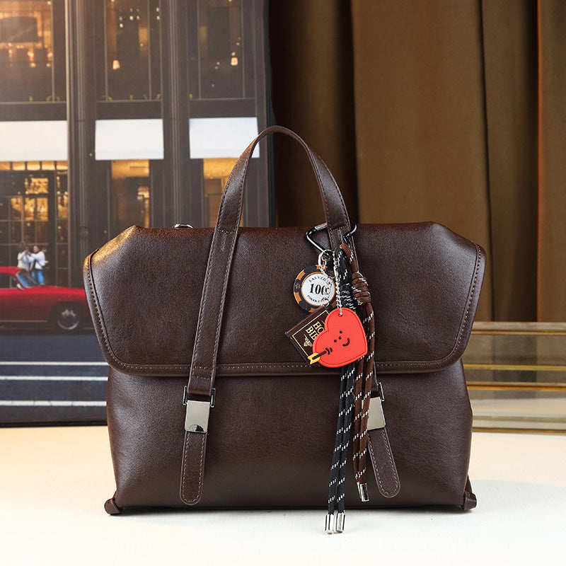 Vintage Campus 2-in-1 Tote Backpack for Women Large Capacity Shoulder Crossbody Handbag, Premium Versatile Bag for Commute & Everyday Style
