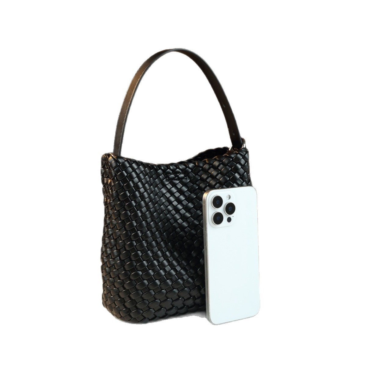 Handwoven Basket Tote Bag for Women Large Capacity Shoulder Crossbody Handbag, Versatile Fashion Purse with Natural Woven Texture