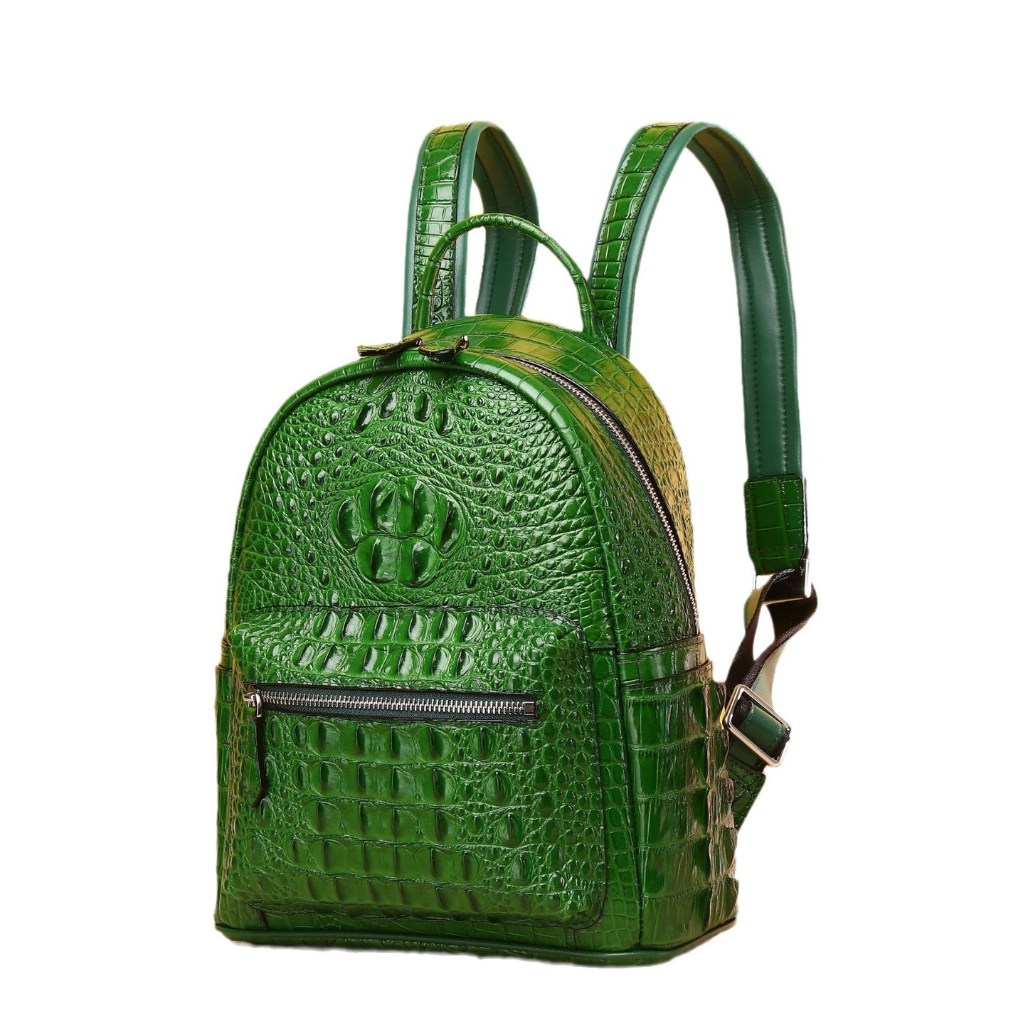 New Arrival Croc-Effect Large Capacity Backpack for Women, A Versatile Outdoor Travel Daypack Perfect for Girls & Everyday Use