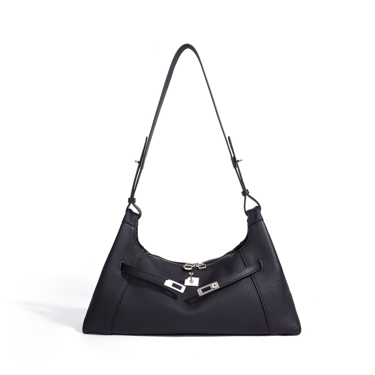 Summer Versatile Genuine Leather Underarm Bag, Premium Shoulder Crossbody Tote, Niche Korean Style Commute Handbag for Women