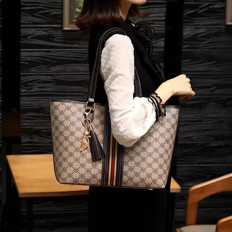 New Style Large Tote Bag for Women, Versatile Commuter Handbag for Work, Can Be Worn as Shoulder Bag or Underarm Bag, Spacious Everyday Carryall
