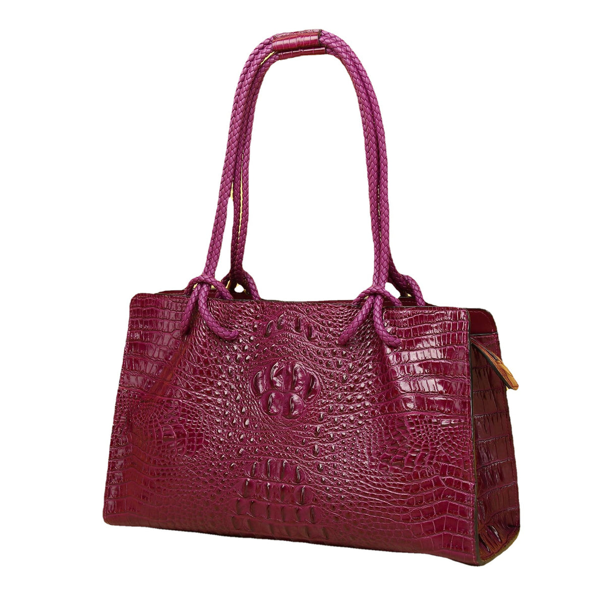 New Arrival Croc-Effect Classic Tote Bag for Women, A Large Capacity Shoulder Crossbody Handbag with Croc-Pattern Design