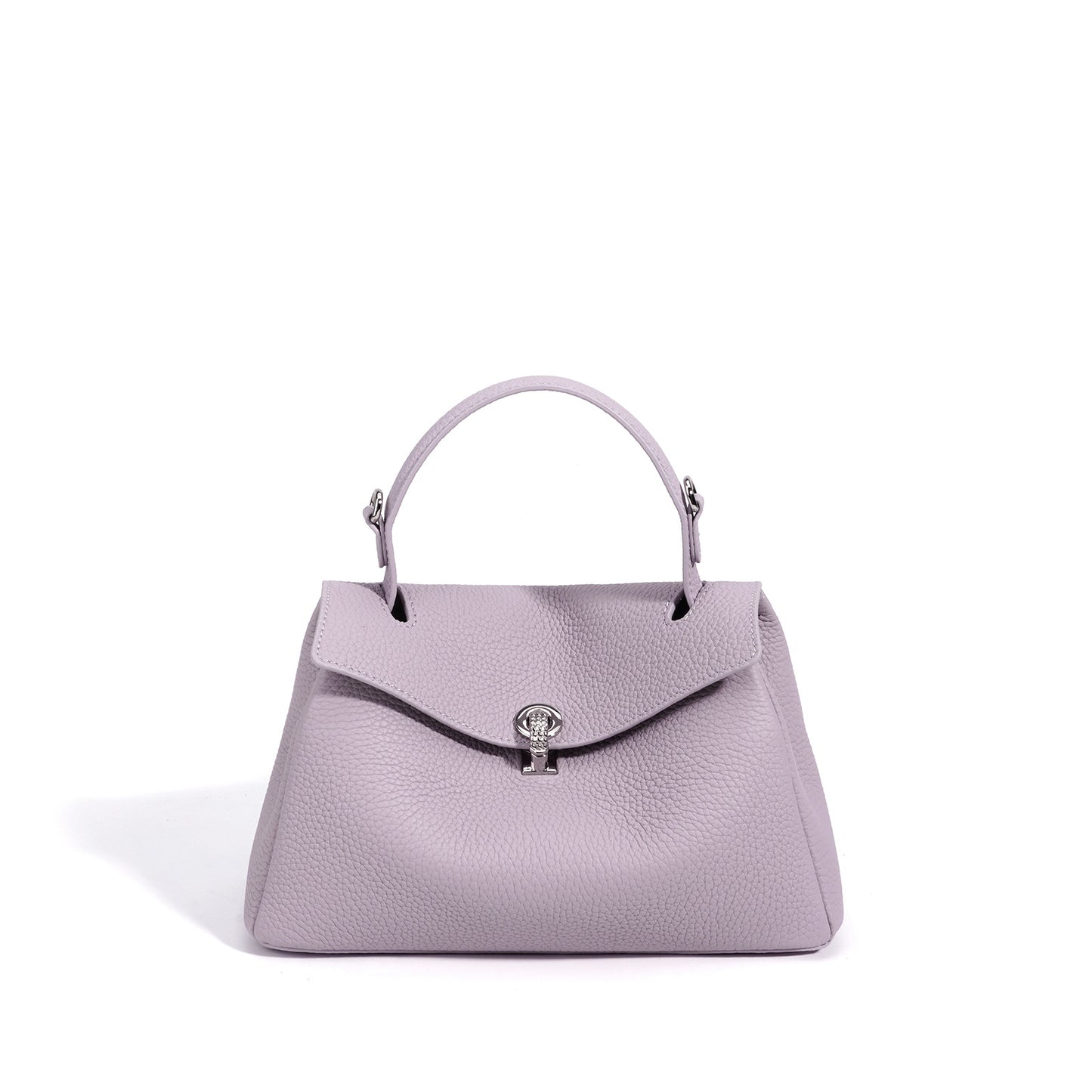 Korean Minimalist Design Leather Shoulder Bag, Niche Crossbody Top Handle Purse, Versatile Work Bag for Women