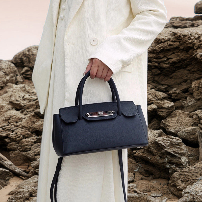 Chic Genuine Leather Birkin & Kelly-Inspired Tote Bag for Women, Trendy Cowhide Top-Handle Crossbody Shoulder Handbag with Fashionable Everyday Design