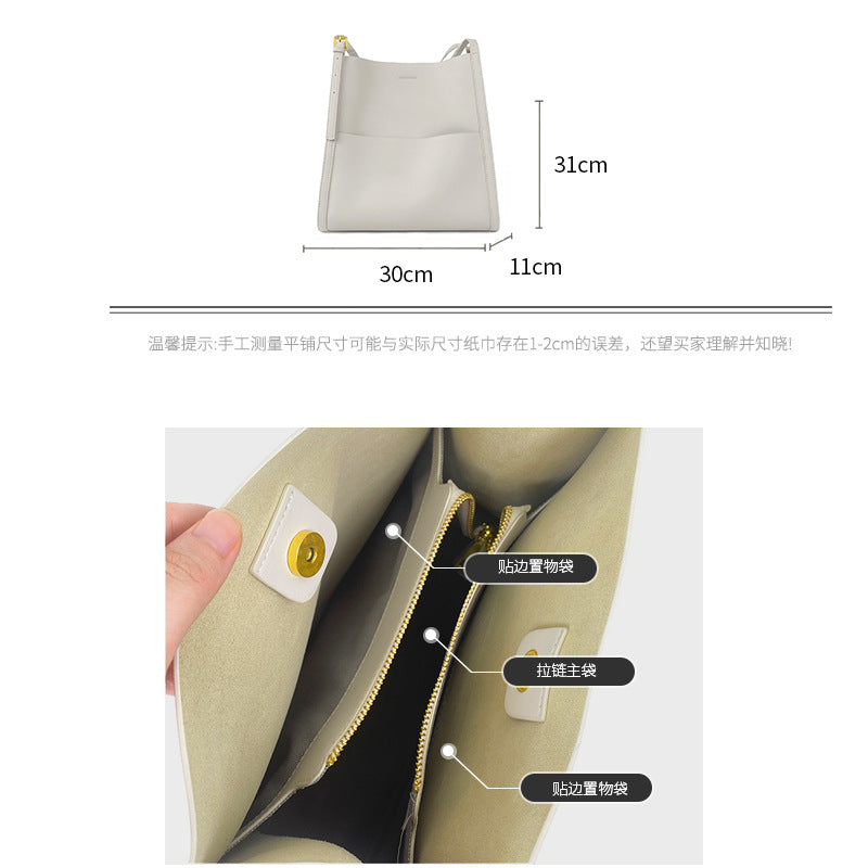 Genuine Leather Large Capacity Tote Bag for Women 2026 Bestselling Shoulder Underarm Handbag, Versatile Purse with Premium Quality