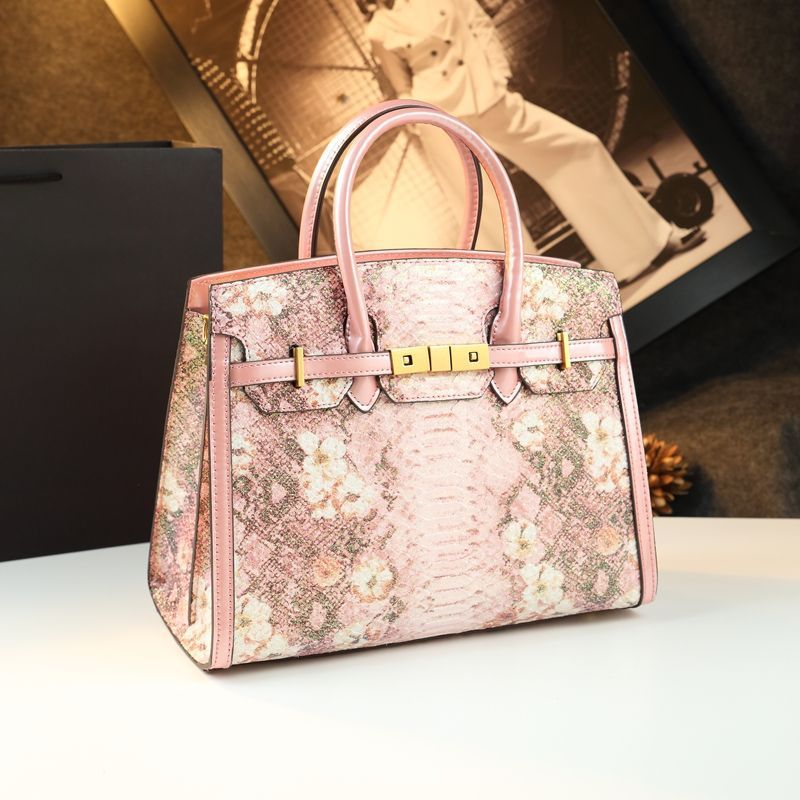 New Arrival Birkin-Inspired Light Luxury Tote Bag for Women, Unique Designer Top-Handle Handbag with Premium Sophisticated Design, Perfect Office Work Bag for Commute & Everyday