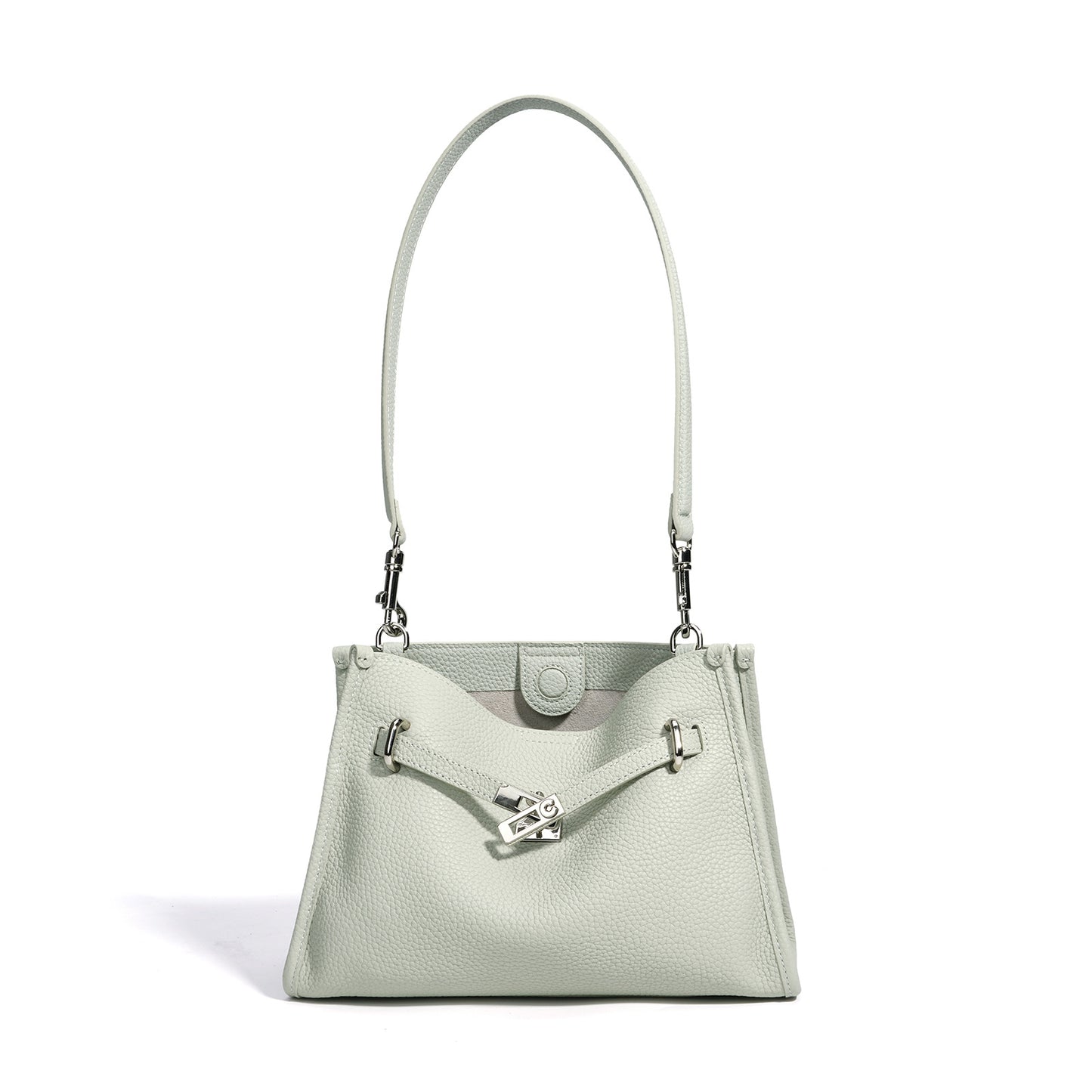 Genuine Pebbled Leather Bucket Bag for Women, New Fashionable Versatile Shoulder Crossbody Top Handle Purse, Niche Designer Premium Handbag for Ladies