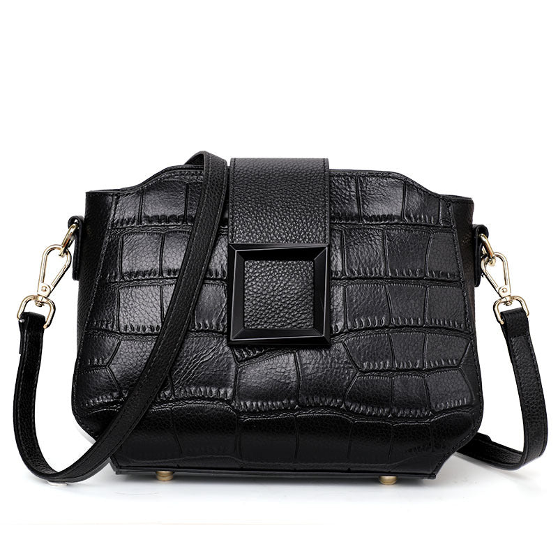 New Premium Top Layer Cowhide Small Bag, High-Quality Summer Shoulder Crossbody Purse, Trendy Handbag for Women