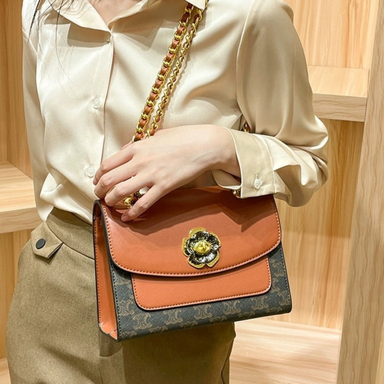 Genuine Leather Underarm Crossbody Bag for Women, New Versatile Small Shoulder Chain Purse, Trendy Everyday Handbag for Ladies