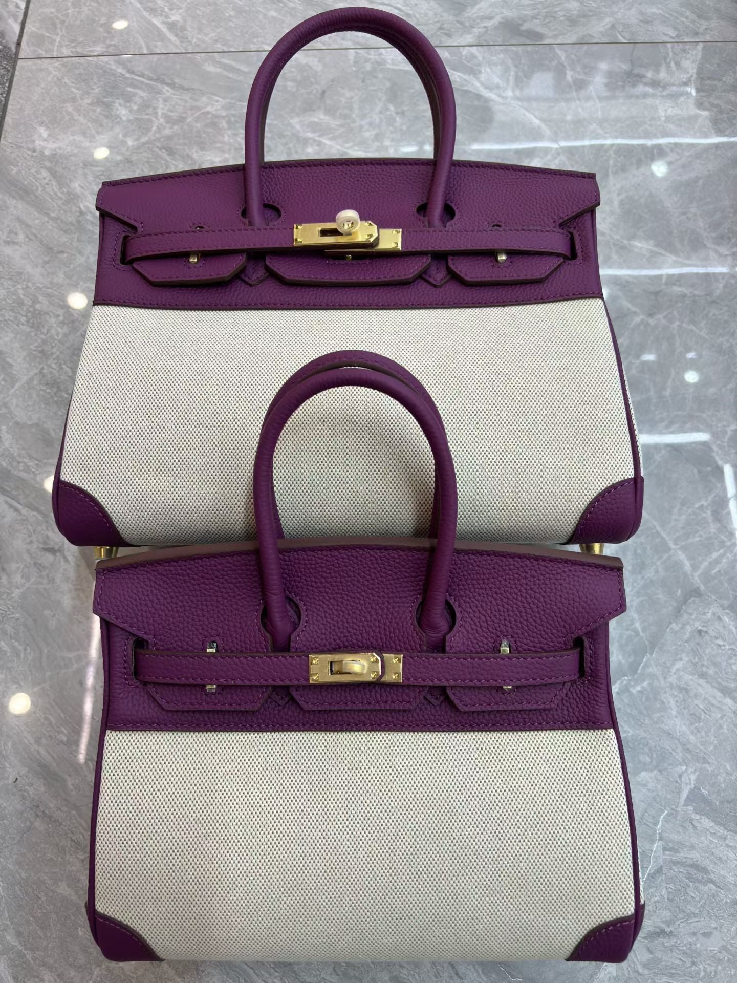 Luxurious Genuine Calfskin Leather Kelly & Birkin-Inspired Tote Bag for Women, Turn-Lock Top-Handle Handbag with Premium High-End Design, New Arrival
