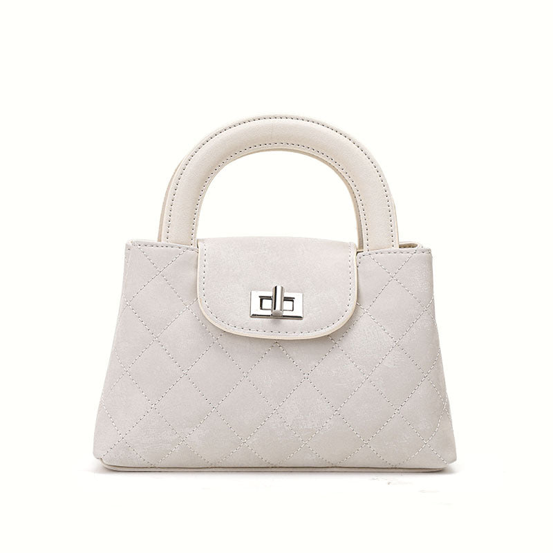 New Silver Chinese Style Silk Satin Chain Bag, Small Square Crossbody Top Handle Purse, Elegant Modern Oriental Handbag for Women
