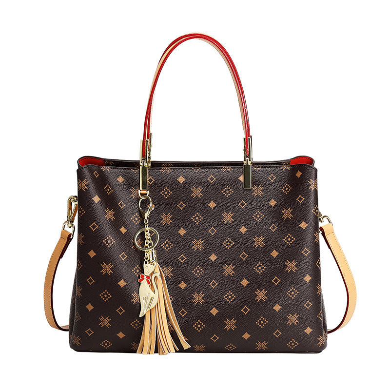 Women's Large Tote Bag with Top-Handle & Cross-Body Straps, New Style Spacious Shoulder Handbag for Daily Use, Versatile Mommy Purse for Work, Travel & Shopping