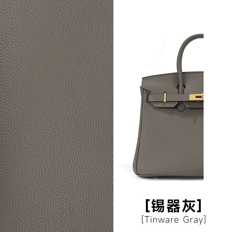Chic Top-Layer Cowhide Birkin & Kelly-Inspired Tote Bag for Women, Premium Genuine Leather Large Capacity Top-Handle Crossbody Shoulder Handbag with Sophisticated Design, Ideal Commuter Purse