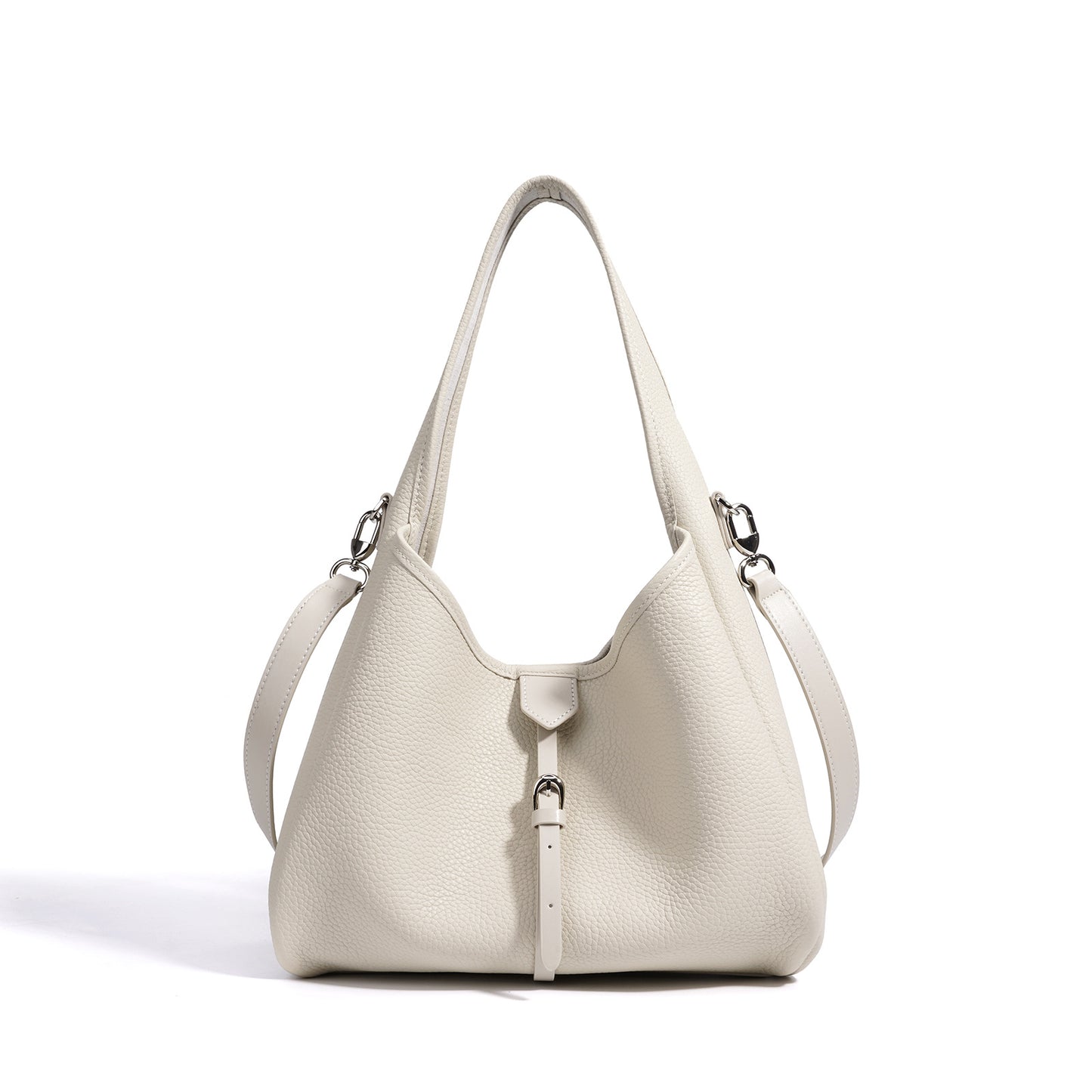 Genuine Leather Niche Designer Bucket Bag for Women, Minimalist Premium Shoulder Crossbody Purse, Casual Versatile Fashionable Everyday Handbag for Ladies