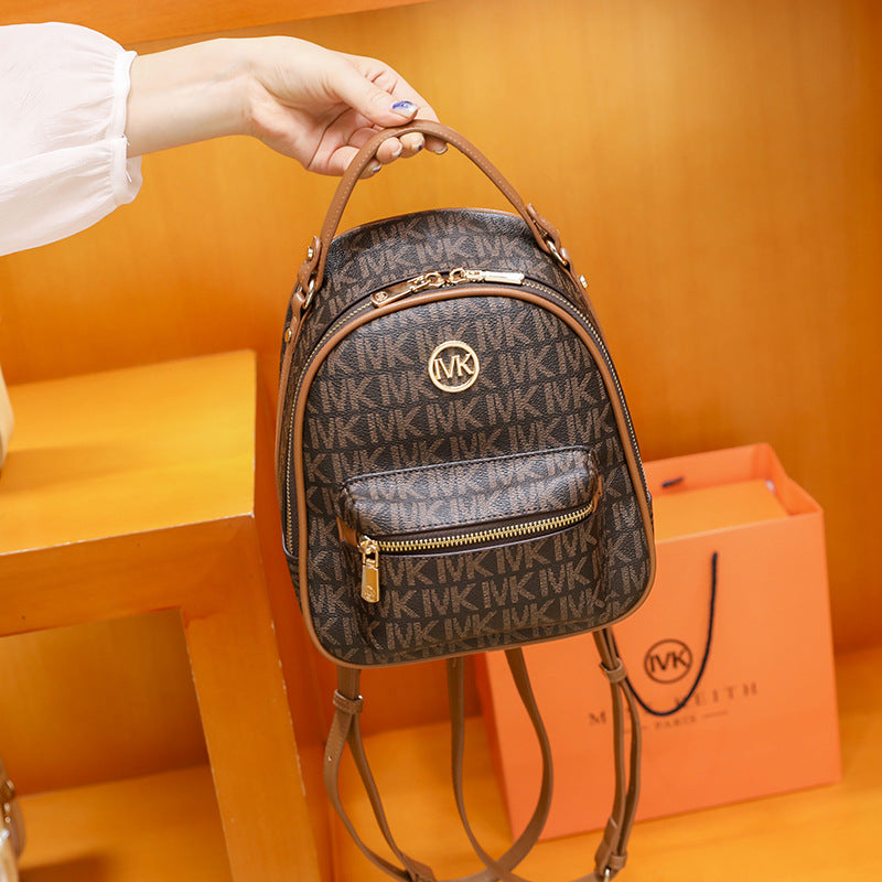 Genuine Leather Backpack for Women, New Trendy Versatile Large Capacity Commute Daypack, Fashionable Stylish Small Travel Bag for Ladies
