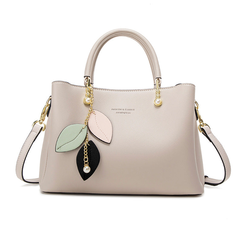 Premium Large-Capacity Genuine Leather Tote for Moms | New Top-Handle Cross-Body Shoulder Handbag for Women | Spacious Everyday Purse with Versatile 3-in-1 Carry Options | Stylish Practical Carryall for Work, Errands & Travel