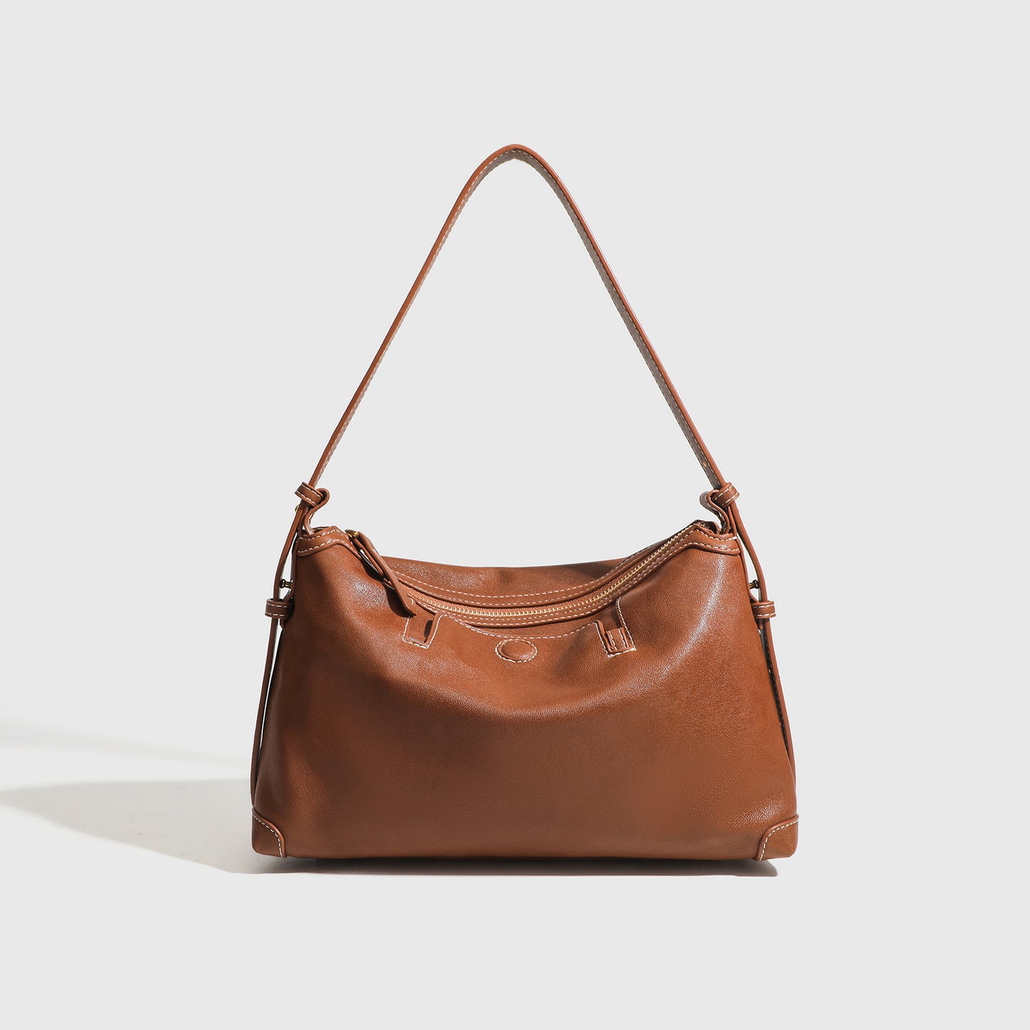 Genuine Suede Large Capacity Commute Bag for Women, Fall Winter Vintage Shoulder Underarm Crossbody Purse, Versatile Everyday Handbag for Ladies