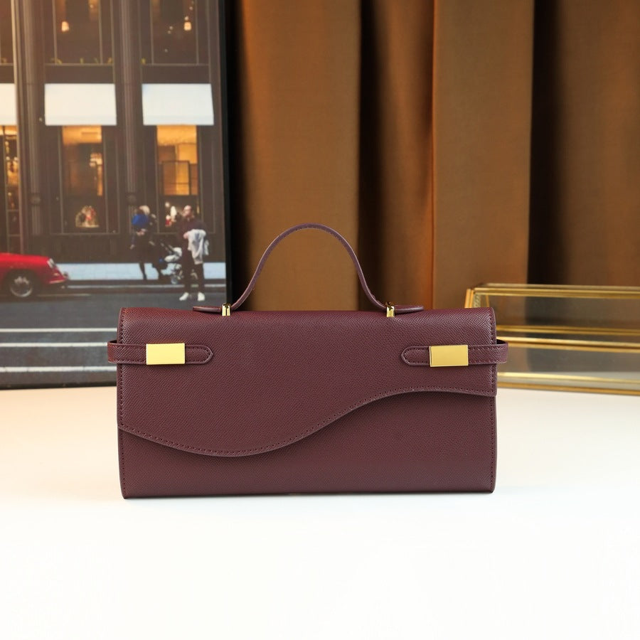 Minimalist Square Bag for Women Niche Designer Shoulder Crossbody Purse, Versatile Commuter Handbag with Clean Modern Silhouette