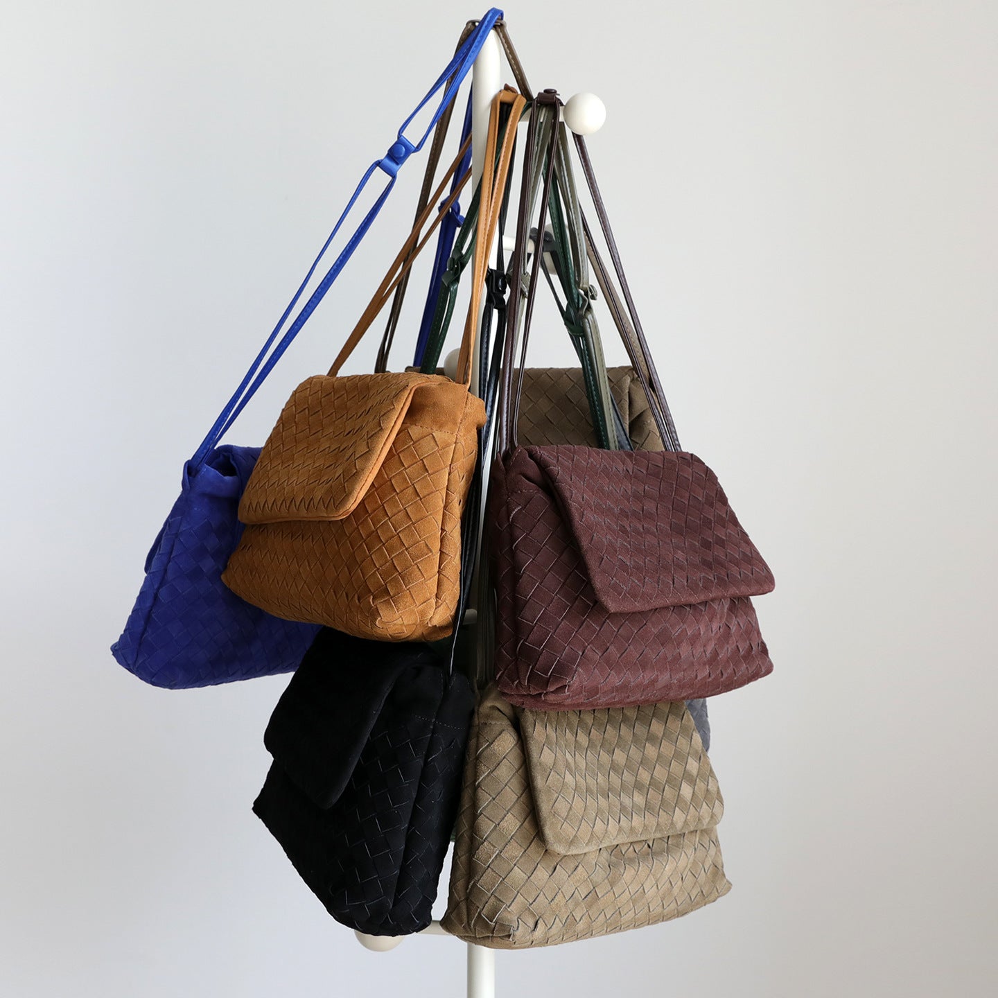Frosted Cowhide Woven Flap Tote Bag for Women Large Capacity Commuter Shoulder Crossbody Handbag, Premium Matte Purse with Artisan Texture