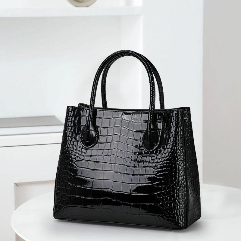 Genuine Cowhide Large Capacity Handbag for Women, New Arrival Fashionable Premium Crossbody Top Handle Purse, Fall Winter Everyday Bag for Ladies