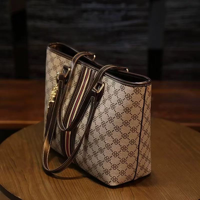 New Style Large Tote Bag for Women, Versatile Commuter Handbag for Work, Can Be Worn as Shoulder Bag or Underarm Bag, Spacious Everyday Carryall