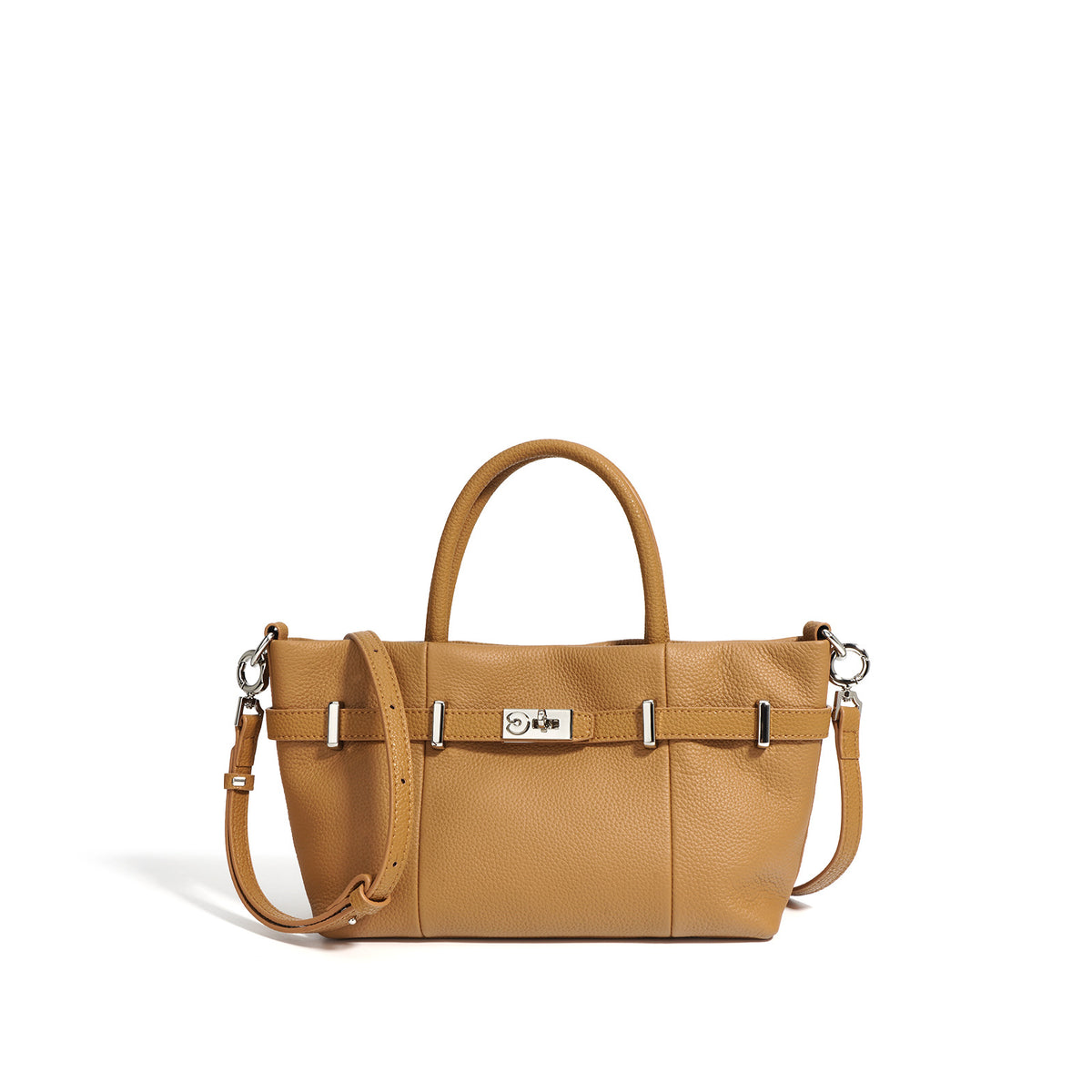 New Arrival Pebbled Leather Birkin-Inspired Tote Bag for Women, Minimalist Horizontal Design with Versatile Shoulder Crossbody Carry, Ideal Commuter Handbag for Everyday Style