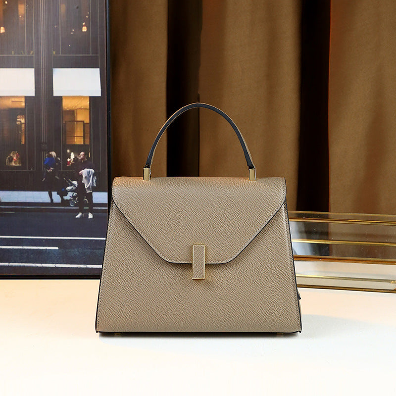New Arrival Kelly-Inspired Commuter Tote Bag for Women, An Elegant Top-Handle Crossbody Shoulder Small Square Handbag with Trendy Design 9253