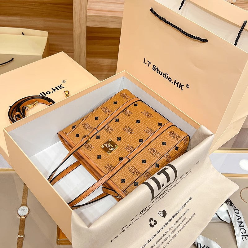 Genuine Leather Basket Bag for Women, New Fall Winter Trendy Shoulder Crossbody Top Handle Purse, Casual Everyday Handbag for Ladies